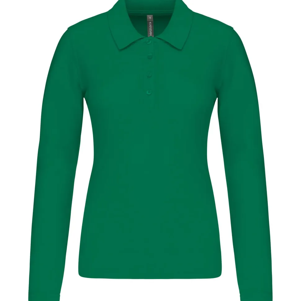 Kariban K257 - Polo piqué manches longues femme