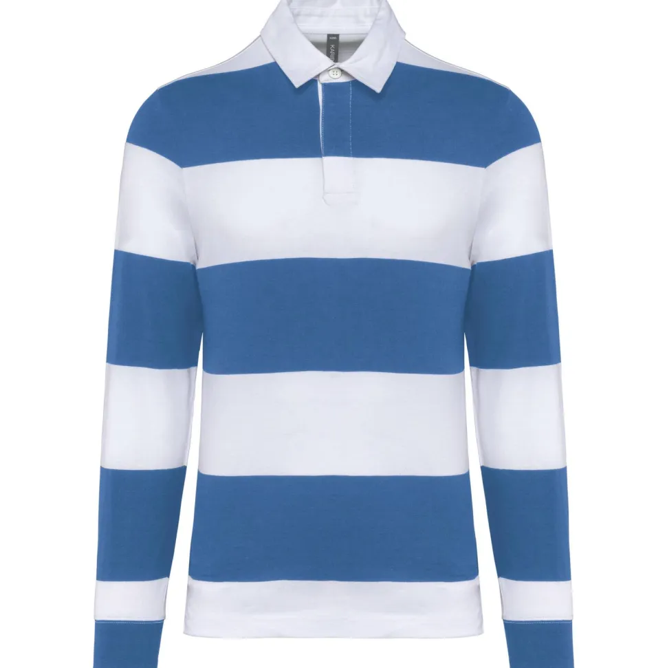 Kariban K285 - Polo rayé manches longues unisexe