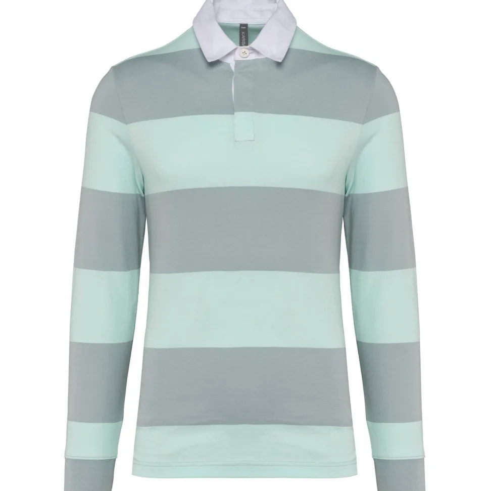 Kariban K285 - Polo rayé manches longues unisexe