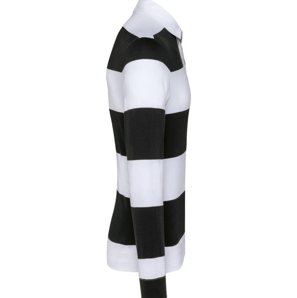 Kariban K285 - Polo rayé manches longues unisexe