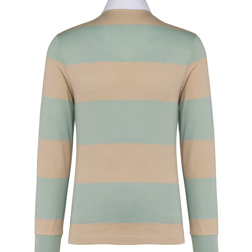 Kariban K285 - Polo rayé manches longues unisexe