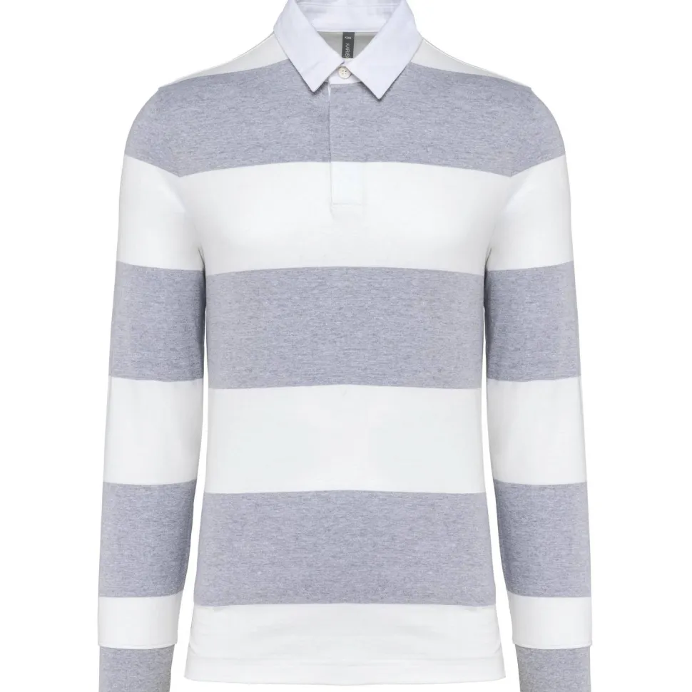 Kariban K285 - Polo rayé manches longues unisexe