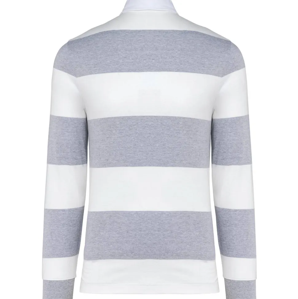 Kariban K285 - Polo rayé manches longues unisexe
