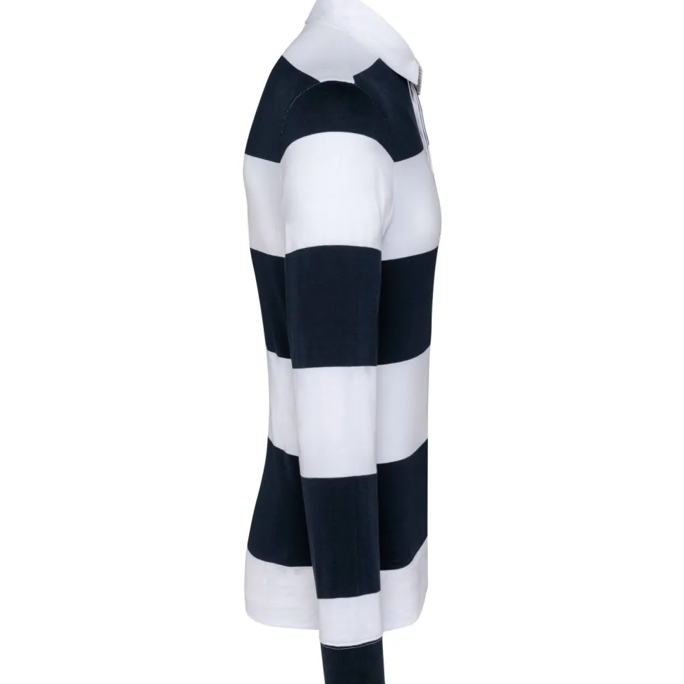 Kariban K285 - Polo rayé manches longues unisexe