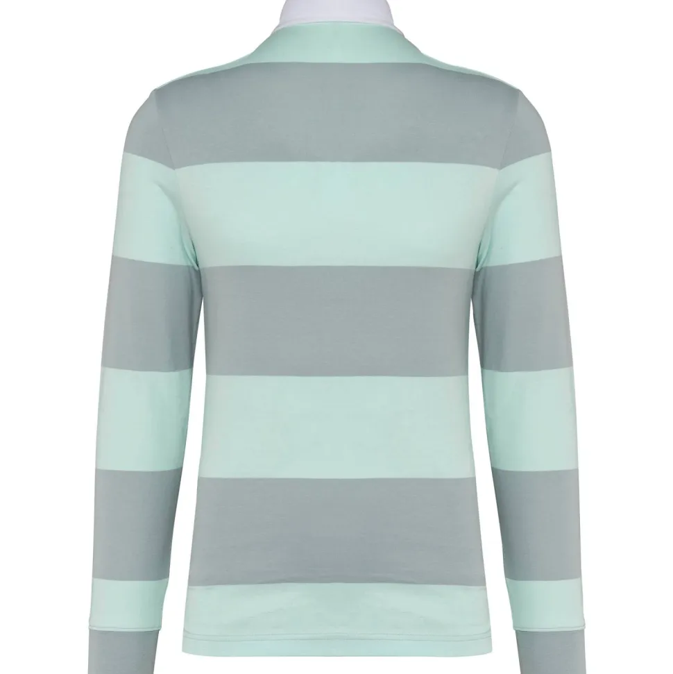 Kariban K285 - Polo rayé manches longues unisexe