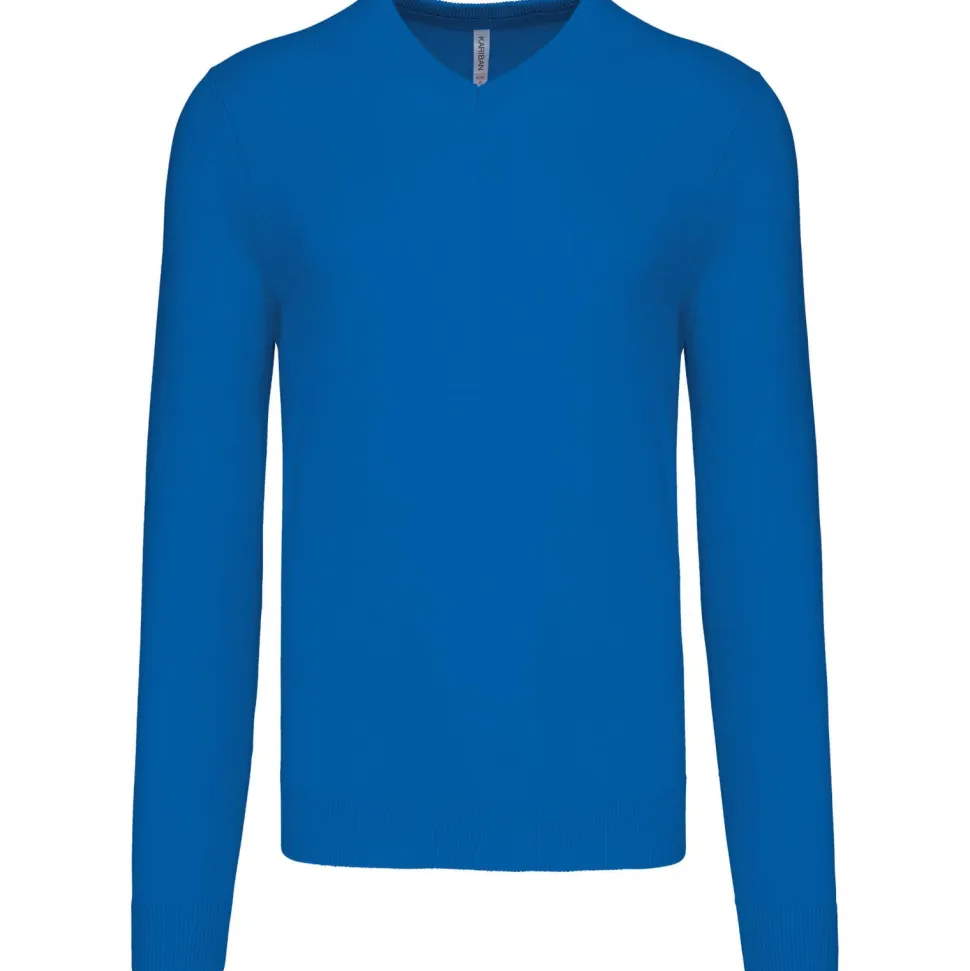 Kariban K965 - Pull Col V Homme en Coton et Acrylique