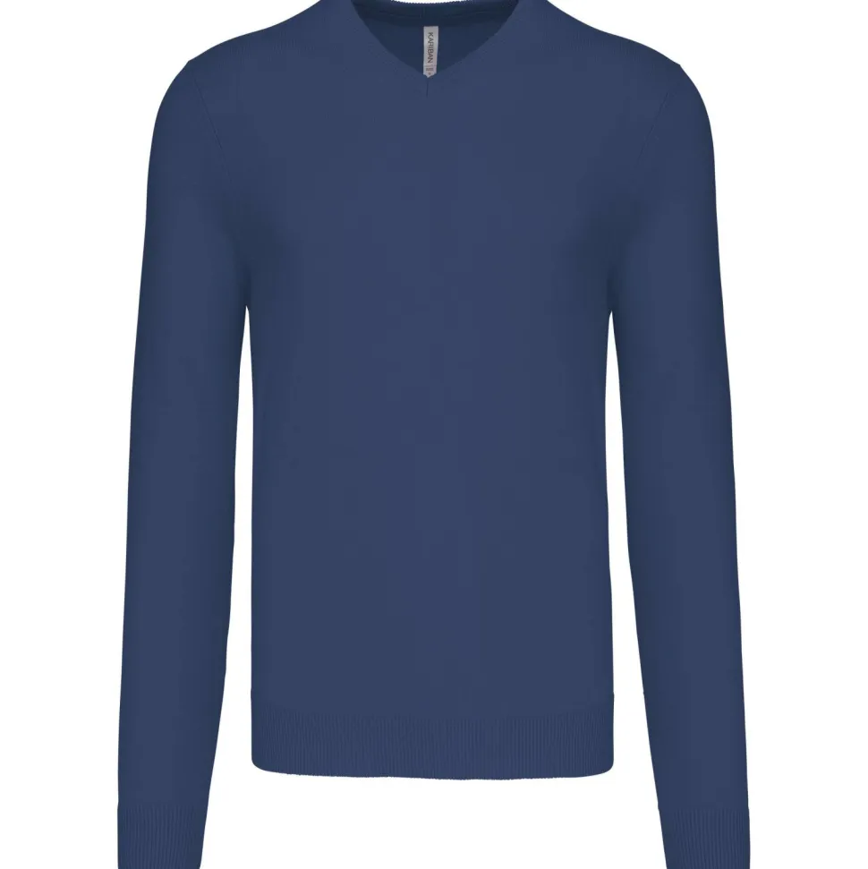 Kariban K965 - Pull Col V Homme en Coton et Acrylique