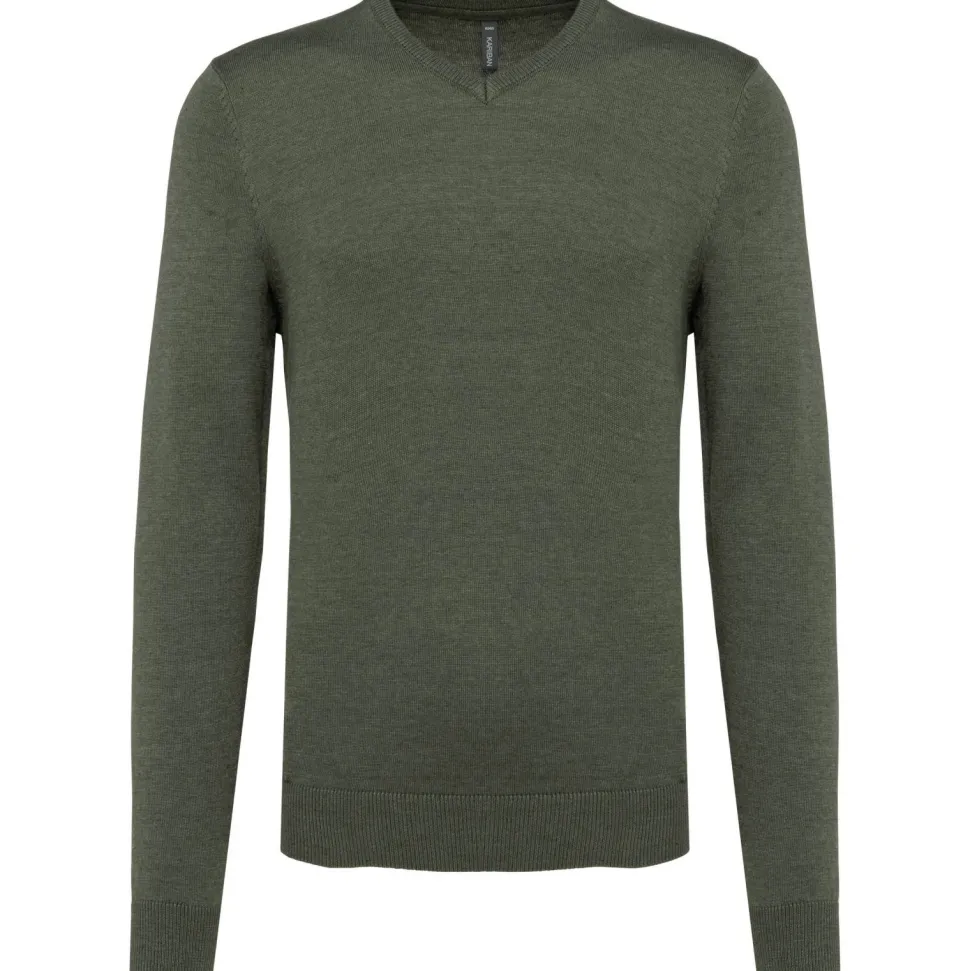 Kariban K965 - Pull Col V Homme en Coton et Acrylique