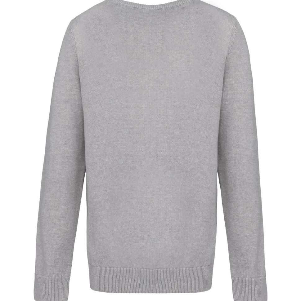 Kariban K9109 - Pull Enfant Col V en Coton et Acrylique Doux