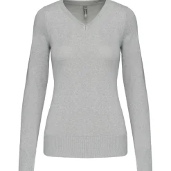 Kariban K966 - Pull Femme Col V en Coton et Acrylique