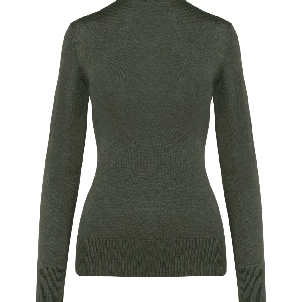 Kariban K966 - Pull Femme Col V en Coton et Acrylique