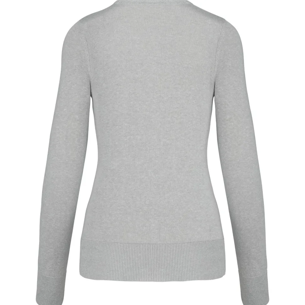 Kariban K966 - Pull Femme Col V en Coton et Acrylique
