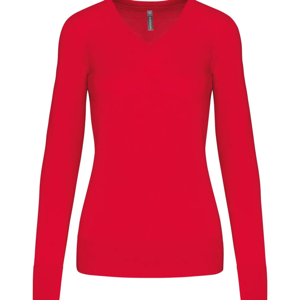 Kariban K966 - Pull Femme Col V en Coton et Acrylique