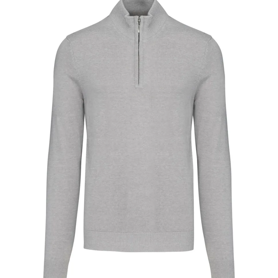Kariban K970 - Pull Homme Zippé Style Ajusté
