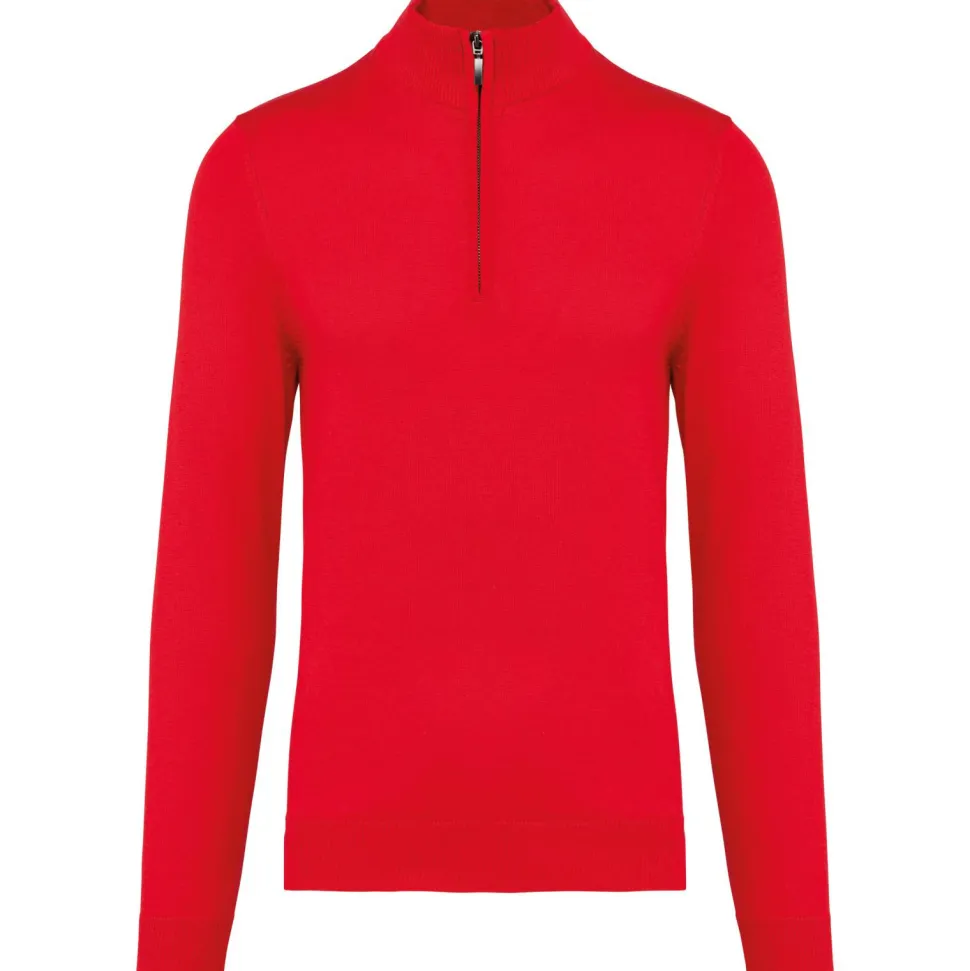 Kariban K970 - Pull Homme Zippé Style Ajusté
