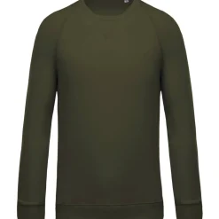 Kariban K480 - Sweat-shirt BIO col rond manches raglan homme