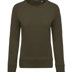 Kariban K481 - Sweat-shirt BIO col rond manches raglan femme