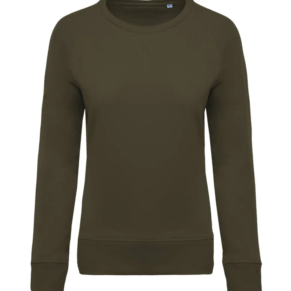 Kariban K481 - Sweat-shirt BIO col rond manches raglan femme