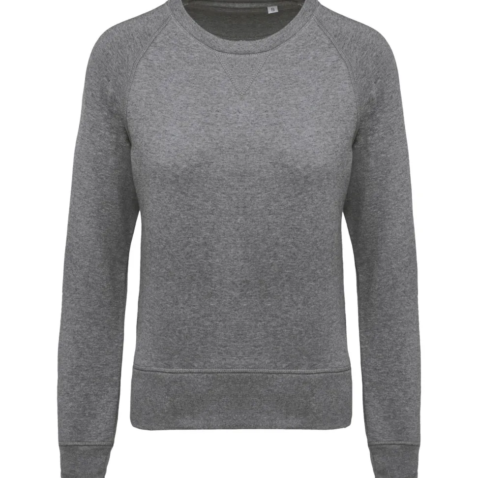 Kariban K481 - Sweat-shirt BIO col rond manches raglan femme