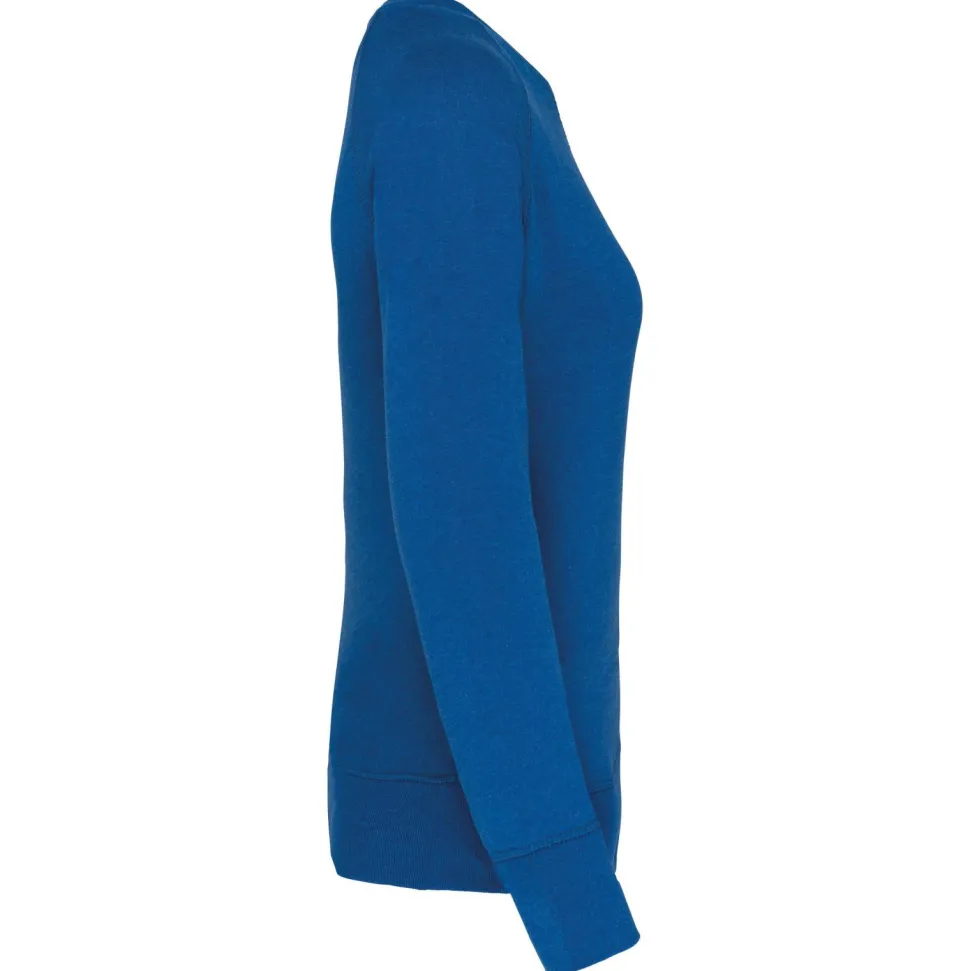 Kariban K481 - Sweat-shirt BIO col rond manches raglan femme