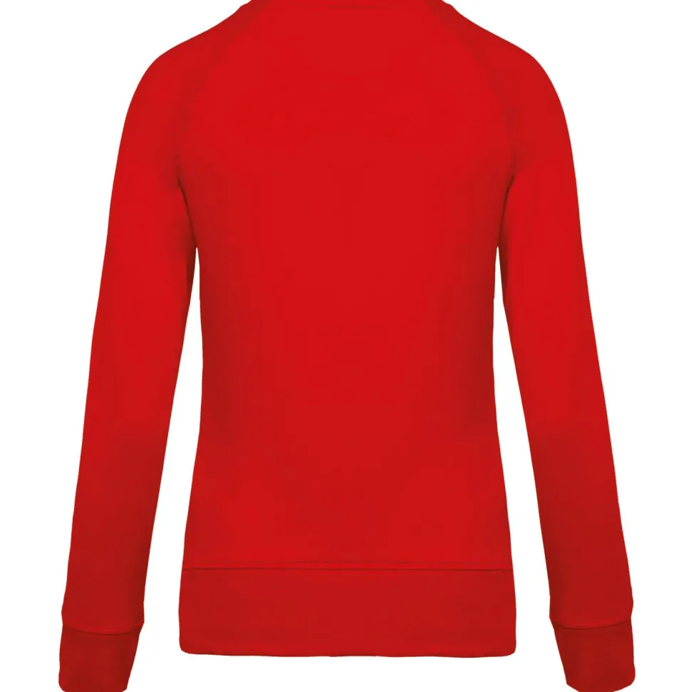 Kariban K481 - Sweat-shirt BIO col rond manches raglan femme