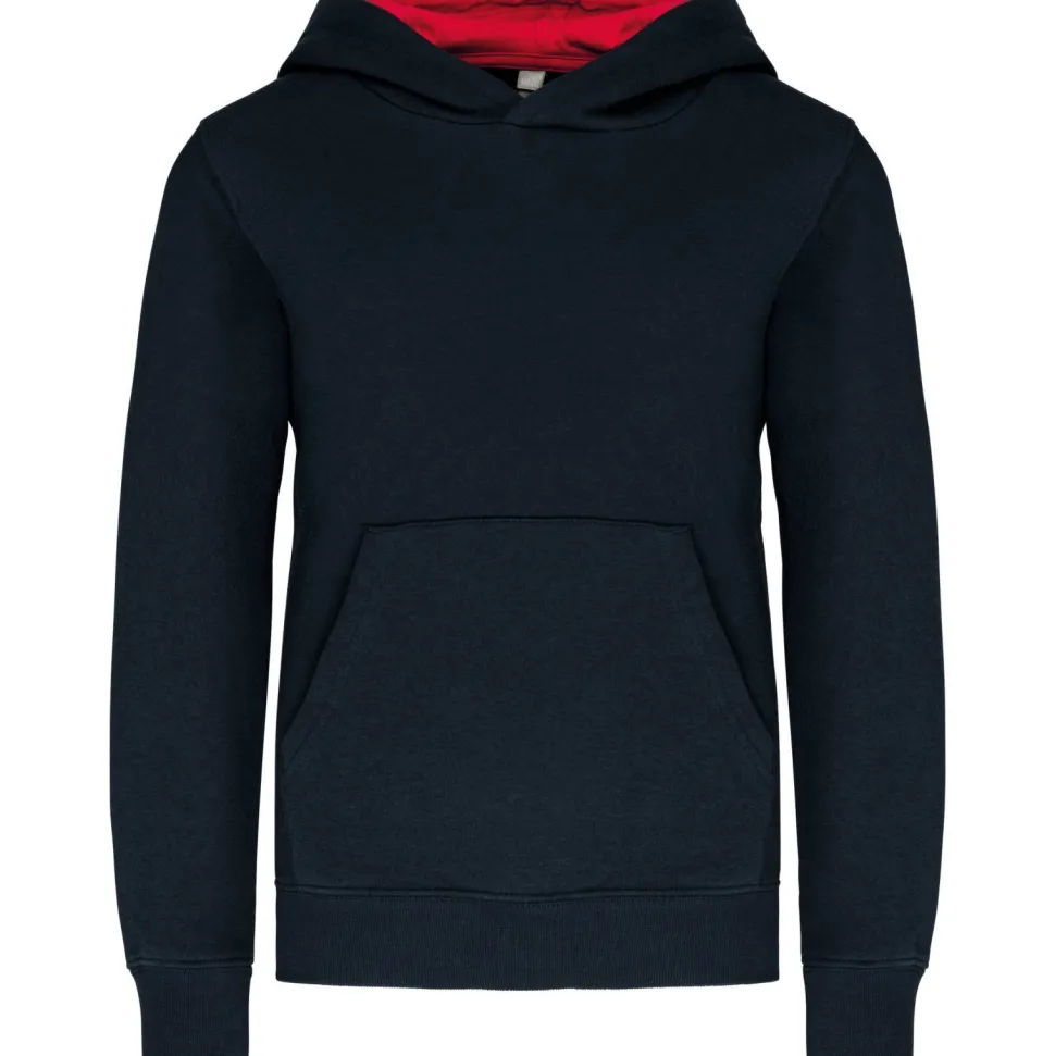 Kariban K453 - SWEAT-SHIRT CAPUCHE CONTRASTÉE ENFANT