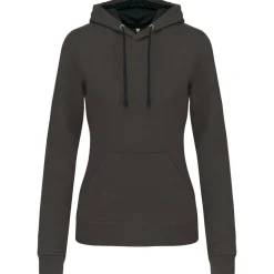 Kariban K465 - Sweat-shirt capuche contrastée femme
