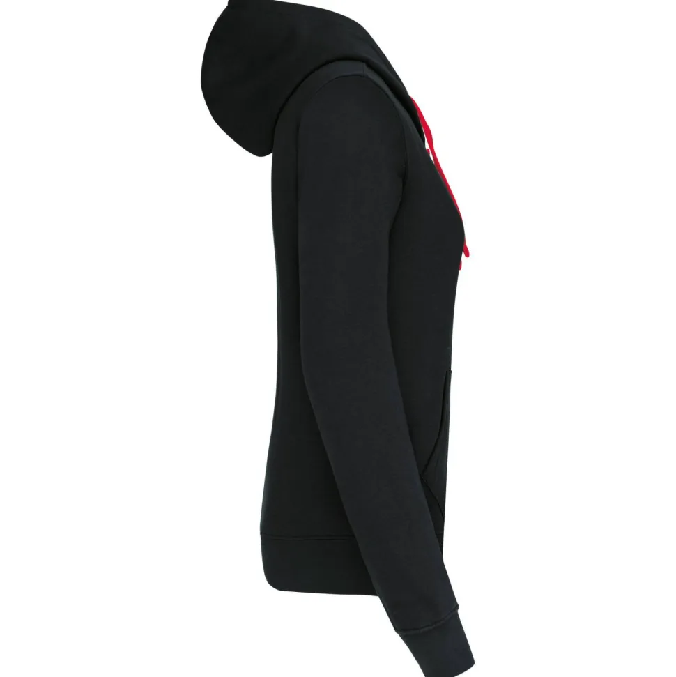 Kariban K465 - Sweat-shirt capuche contrastée femme