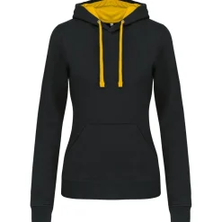 Kariban K465 - Sweat-shirt capuche contrastée femme