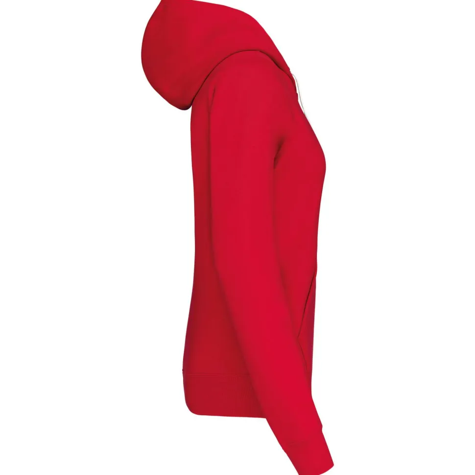 Kariban K465 - Sweat-shirt capuche contrastée femme