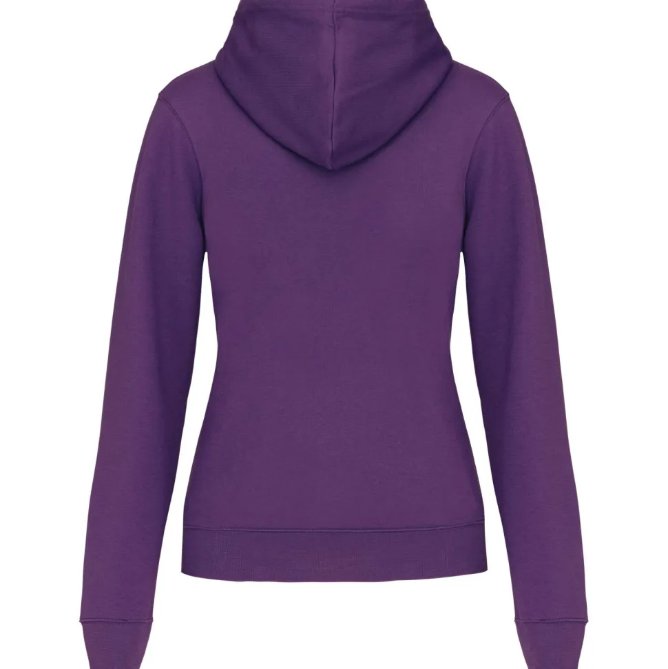 Kariban K465 - Sweat-shirt capuche contrastée femme