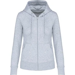 Kariban K4031 - Sweat-shirt écoresponsable zippé à capuche femme