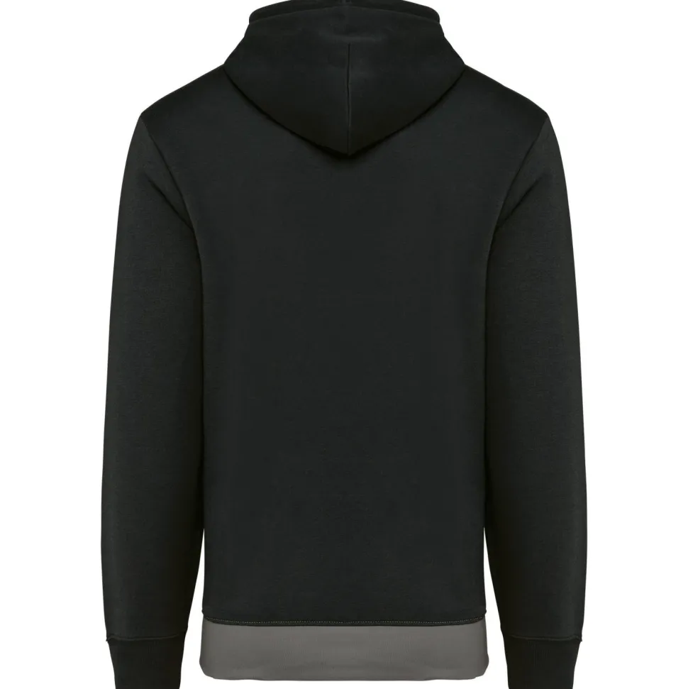 Kariban K4016 - Sweat-shirt tricolore à capuche unisexe