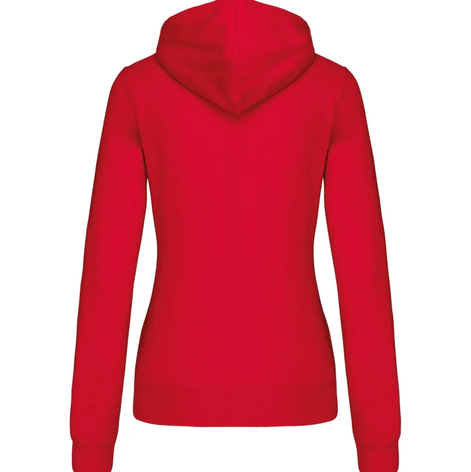 Kariban K467 - Sweat-shirt zippé capuche contrastée femme