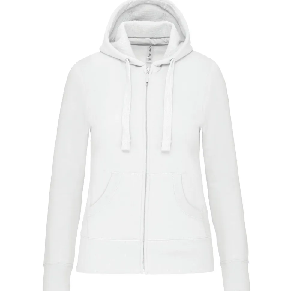 Kariban K464 - Sweat-shirt zippé capuche femme