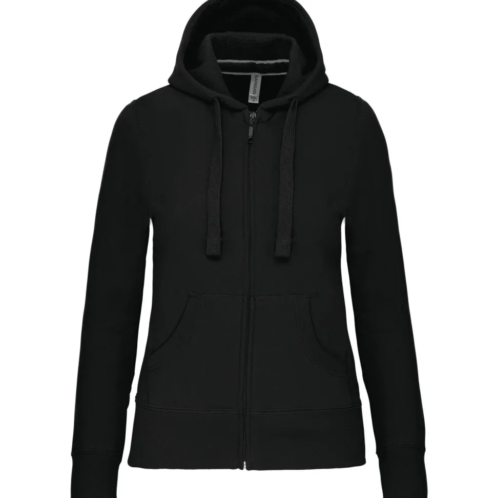 Kariban K464 - Sweat-shirt zippé capuche femme