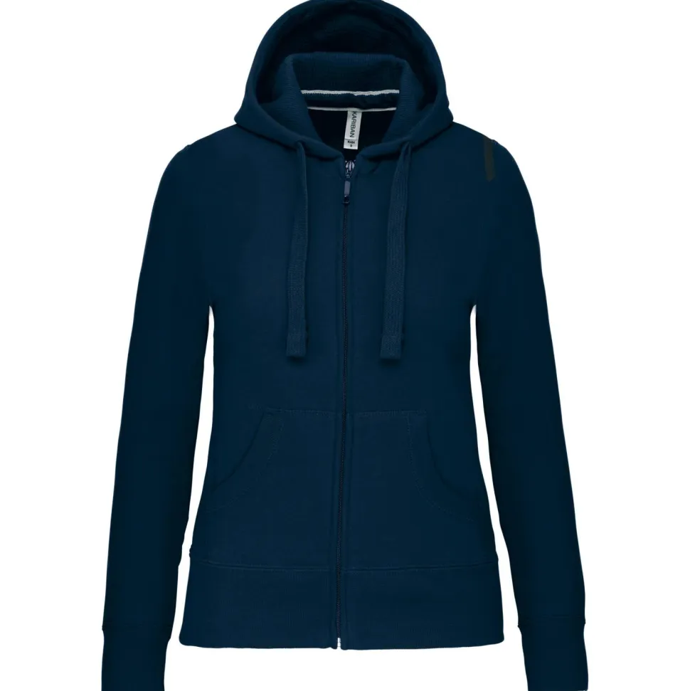 Kariban K464 - Sweat-shirt zippé capuche femme