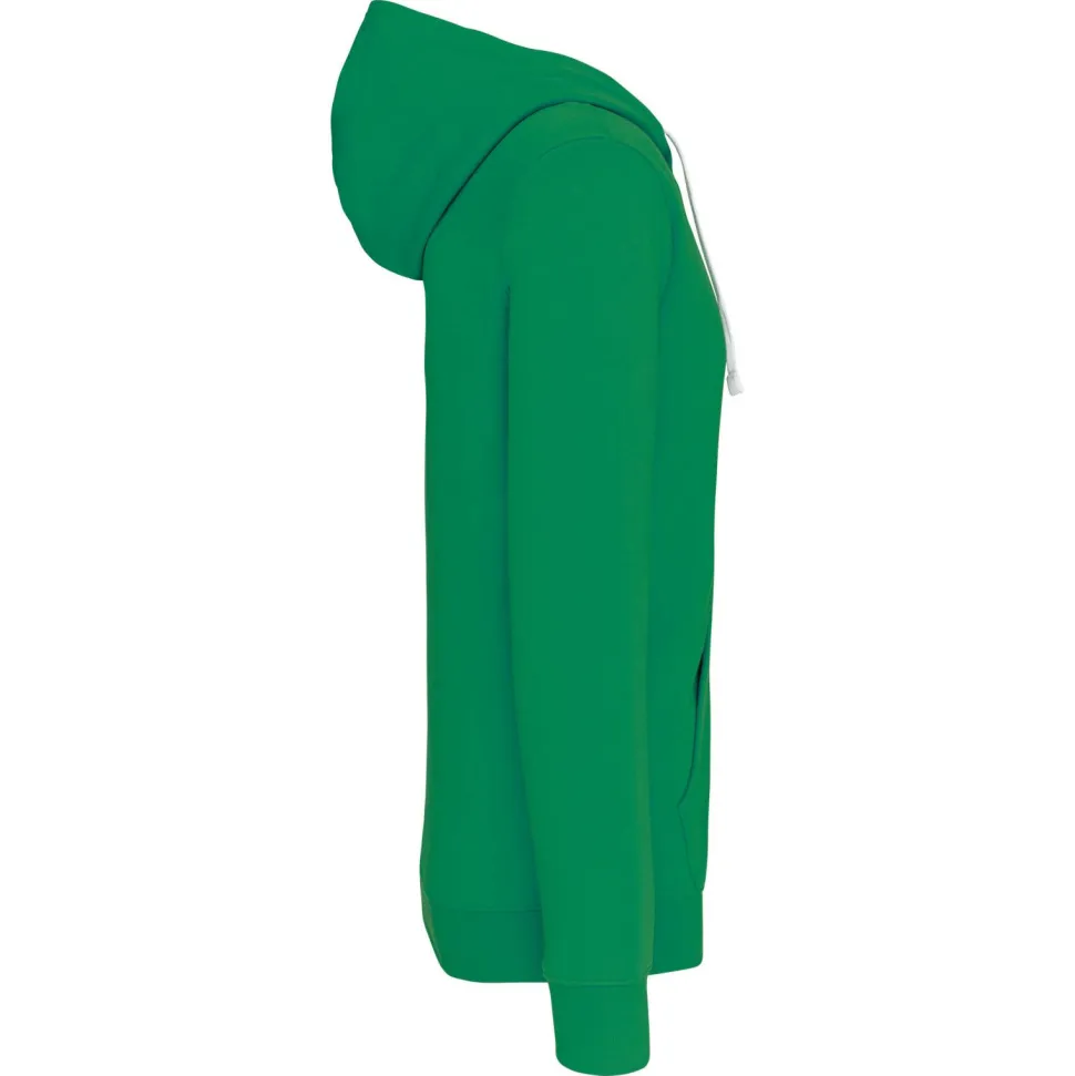 Kariban K466 - Sweat-shirt zippé capuche contrastée