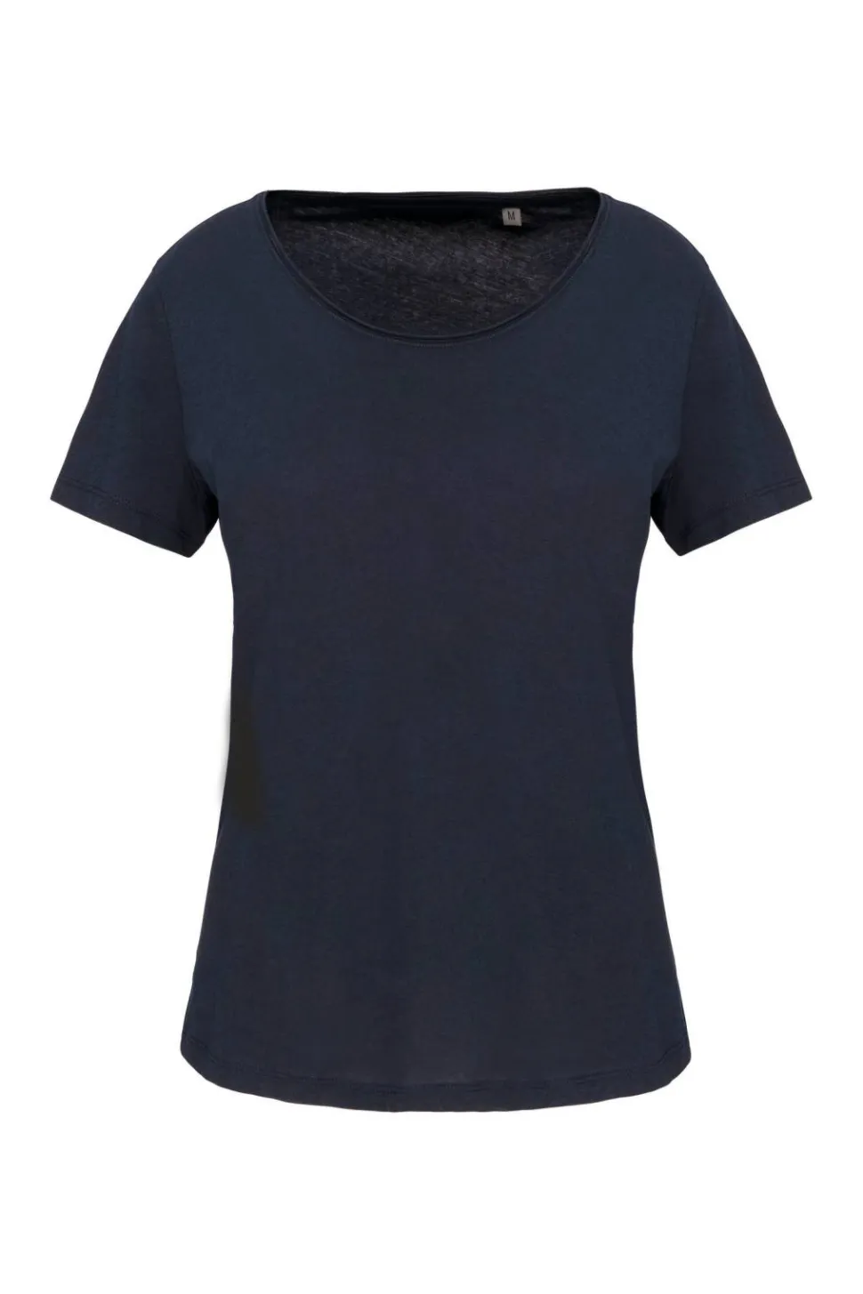 Kariban K399 - T-shirt Bio col à bords francs manches courtes femme