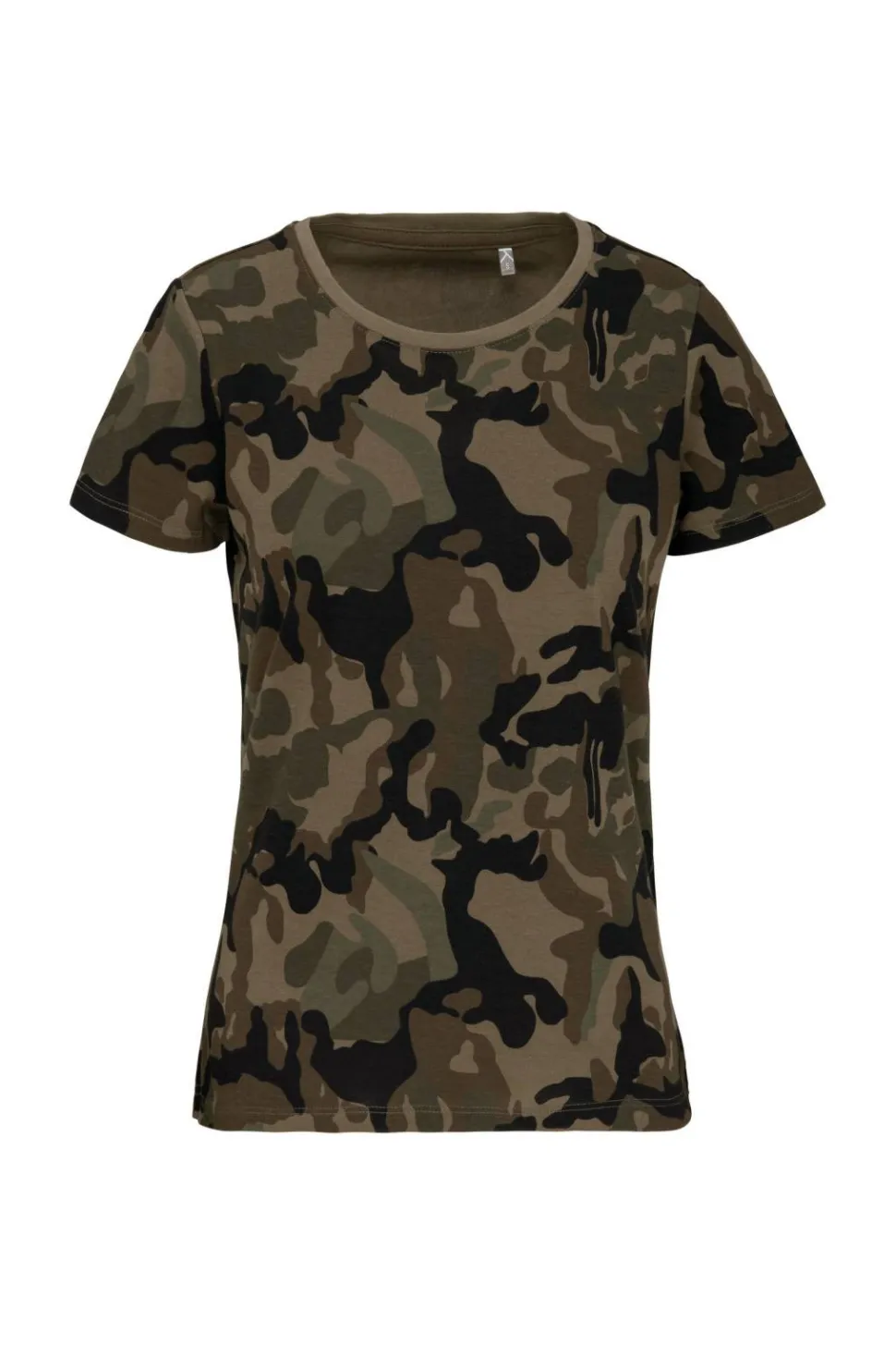 Kariban K3031 - T-shirt camo manches courtes femme
