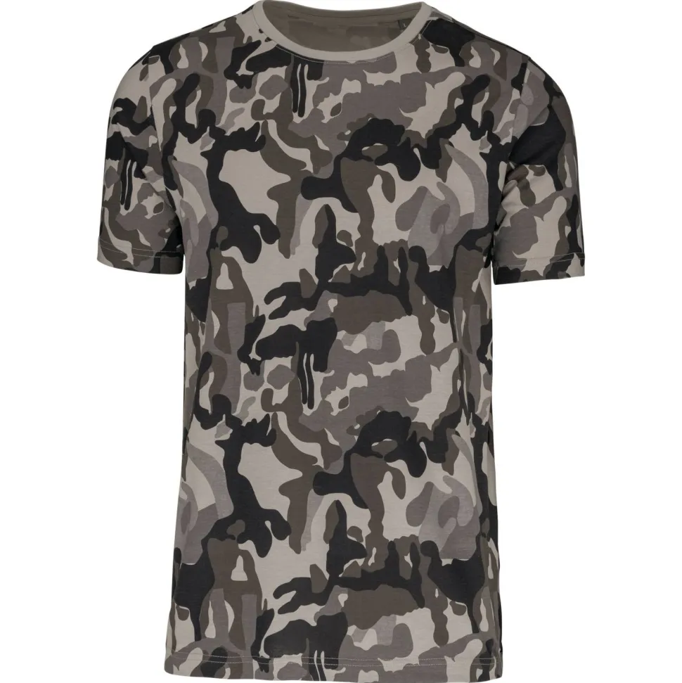 Kariban K3030 - T-shirt camo manches courtes homme