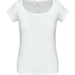 Kariban K384 - T-shirt col bateau manches courtes femme
