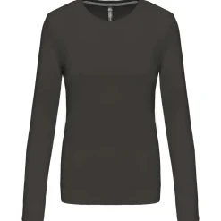 Kariban K383 - T-SHIRT COL ROND MANCHES LONGUES FEMME