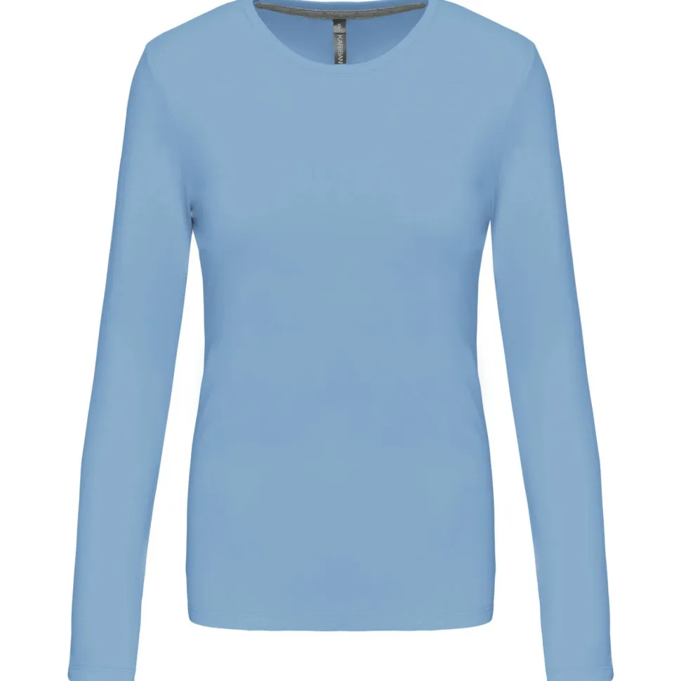 Kariban K383 - T-SHIRT COL ROND MANCHES LONGUES FEMME