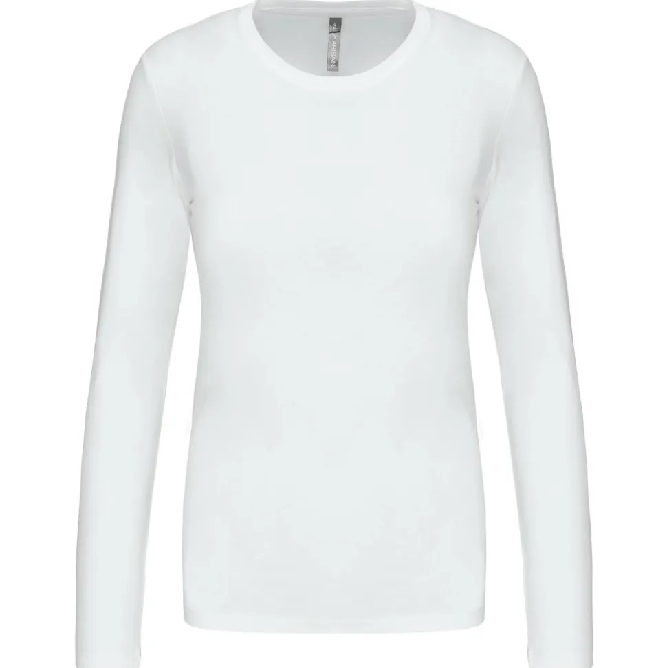 Kariban K383 - T-SHIRT COL ROND MANCHES LONGUES FEMME