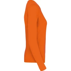 Kariban K383 - T-SHIRT COL ROND MANCHES LONGUES FEMME
