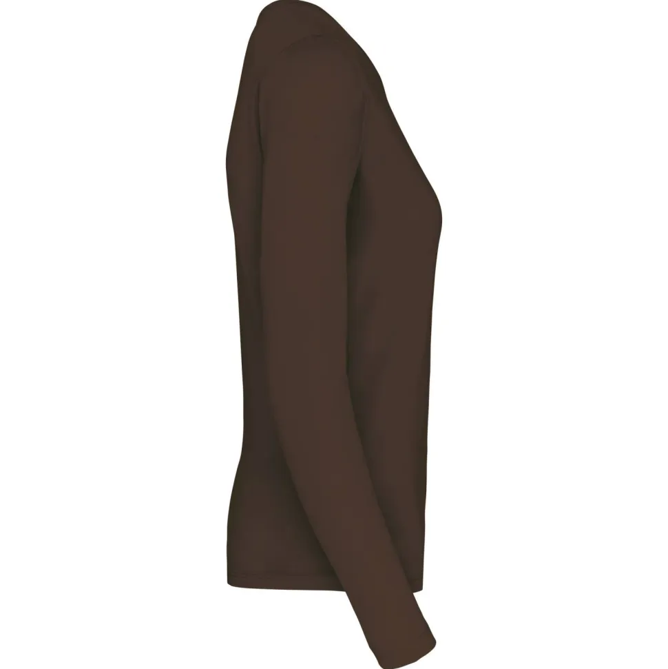 Kariban K383 - T-SHIRT COL ROND MANCHES LONGUES FEMME