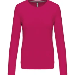Kariban K383 - T-SHIRT COL ROND MANCHES LONGUES FEMME