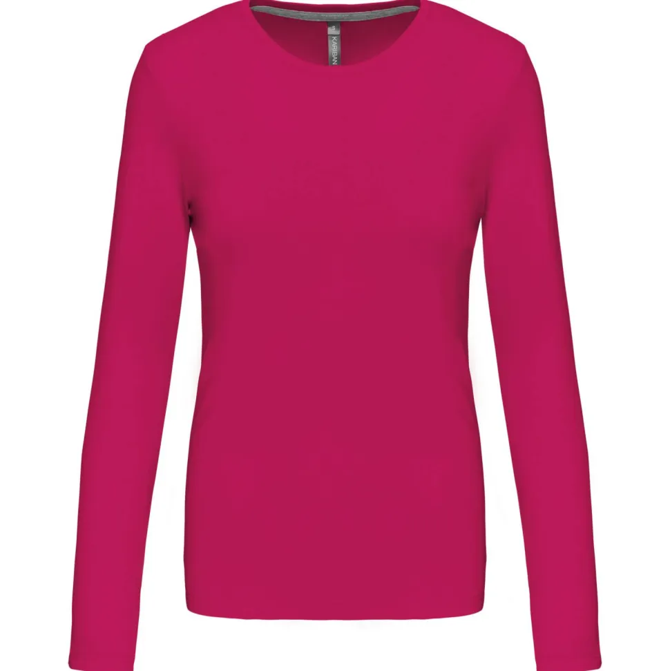 Kariban K383 - T-SHIRT COL ROND MANCHES LONGUES FEMME