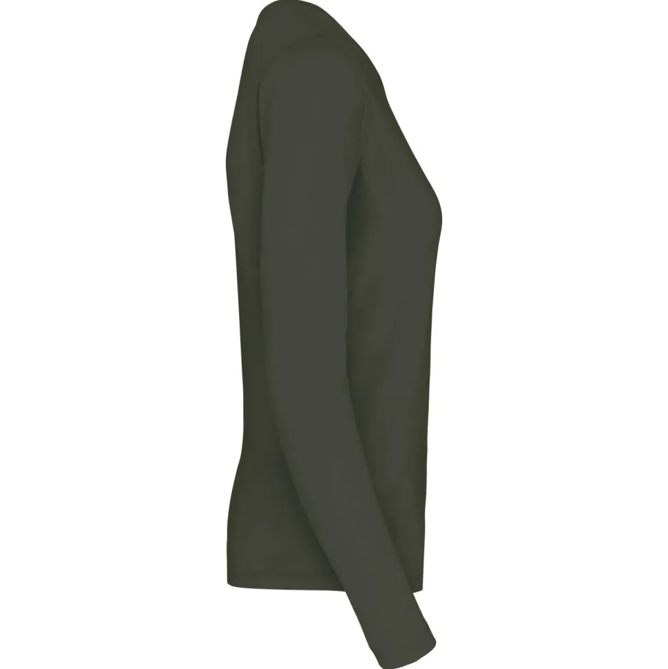 Kariban K383 - T-SHIRT COL ROND MANCHES LONGUES FEMME